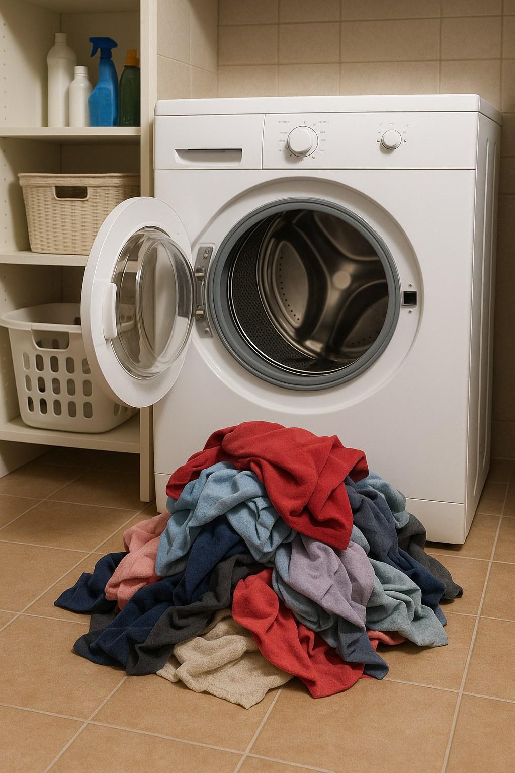 A modern clothes dryer that has shut off unexpectedly