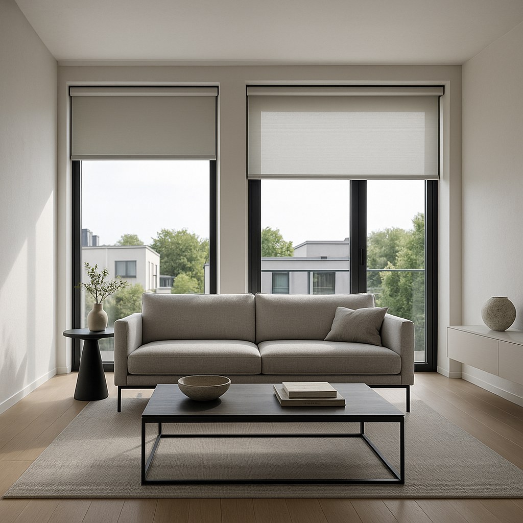 Illustration of broken motorized blinds