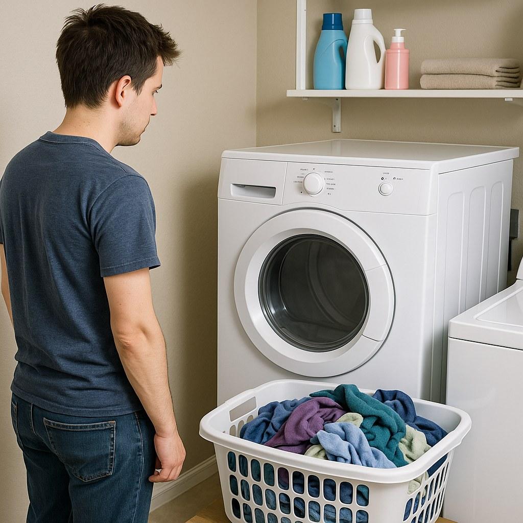 A dryer that is not spinning